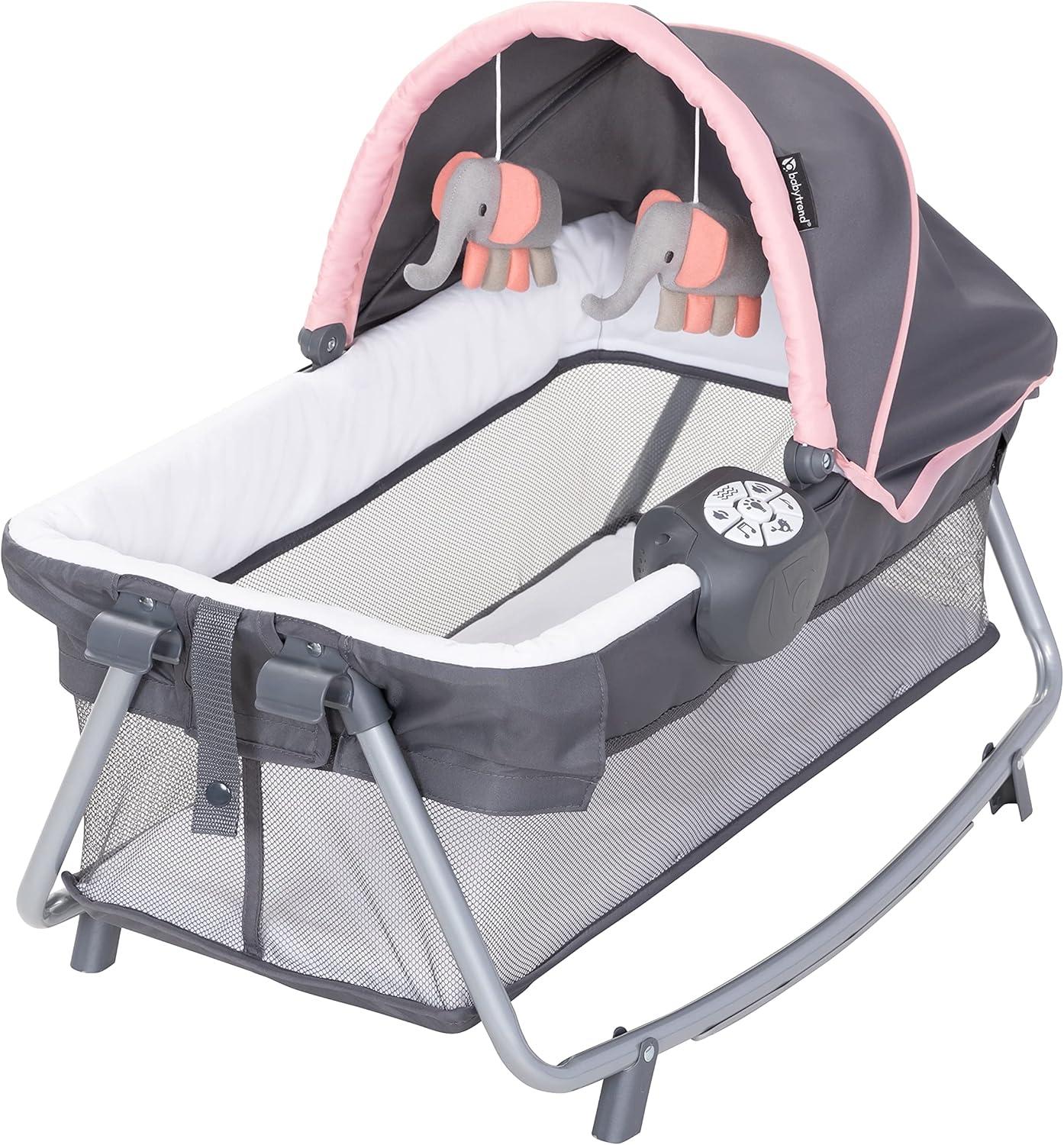 Baby Trend Lil Snooze Deluxe III Nursery Center Playard - Cozy Pink