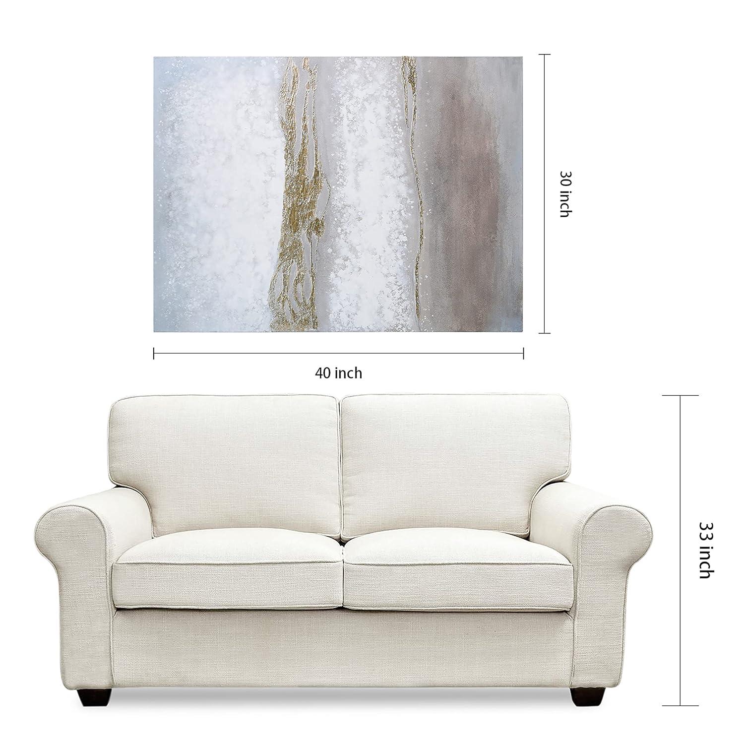 Empire Art Direct Golden Winter Textured Metallic Hand Painted Wall Art by Martin Edwards