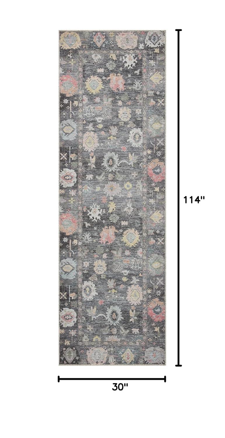 Loloi II Elysium Charcoal / Multi Area Rug
