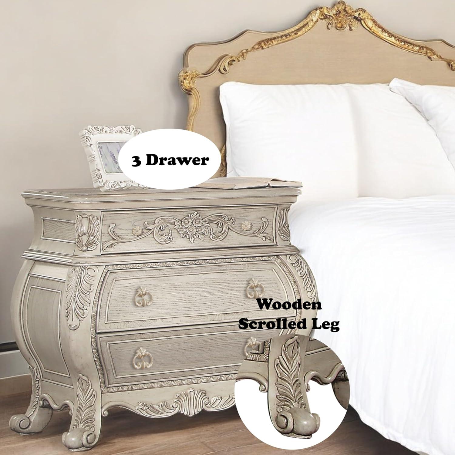 Lux Comfort 20'' W Solid Wood Nightstand