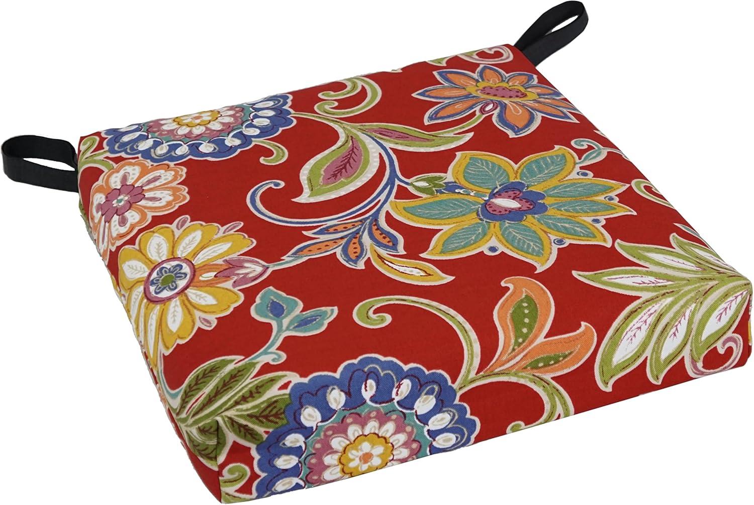 Blazing Needles Set of 4 Outdoor Chair Cushions, Alenia Pompeii