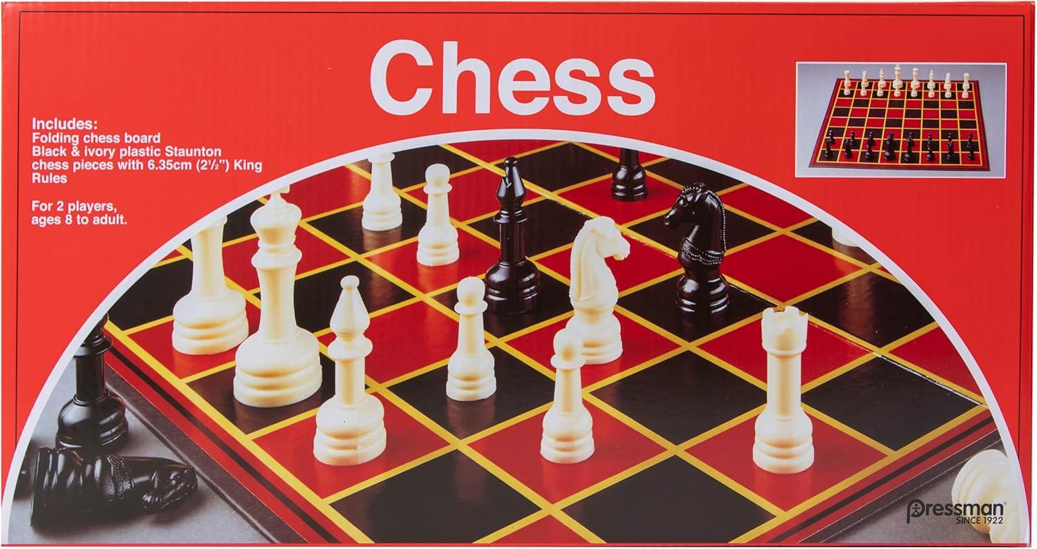 Pressman Chess Set Board Game - Board Games for Kids & Adults, Classic Board Games