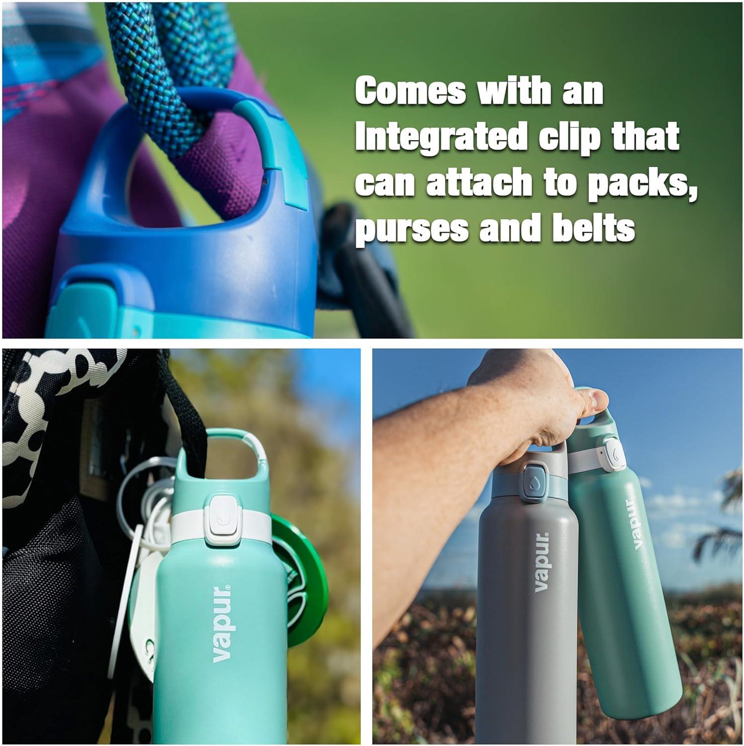 Vapur Chill Double Steel Wall Insulated Water Bottle 20 oz. Admiral Blue (30181)