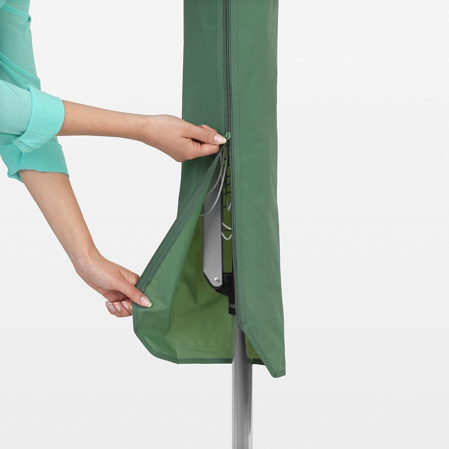 Brabantia Brabantia Lift-O-Matic Outdoor Clothesline (164 Feet), with Metal Ground Spike and Protective Cover