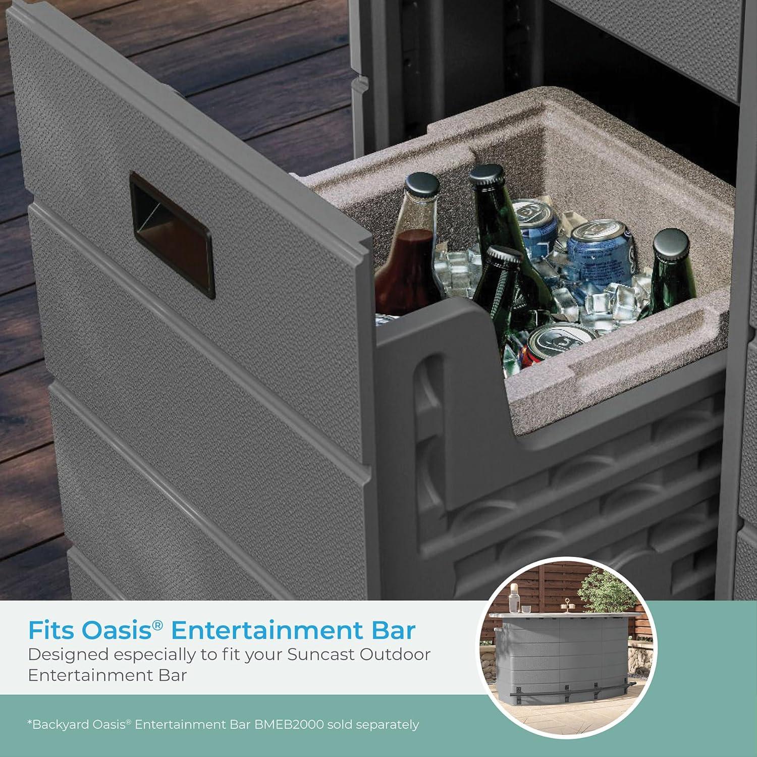 Suncast Suncast 7.94 Quarts Ice Chest in Beige