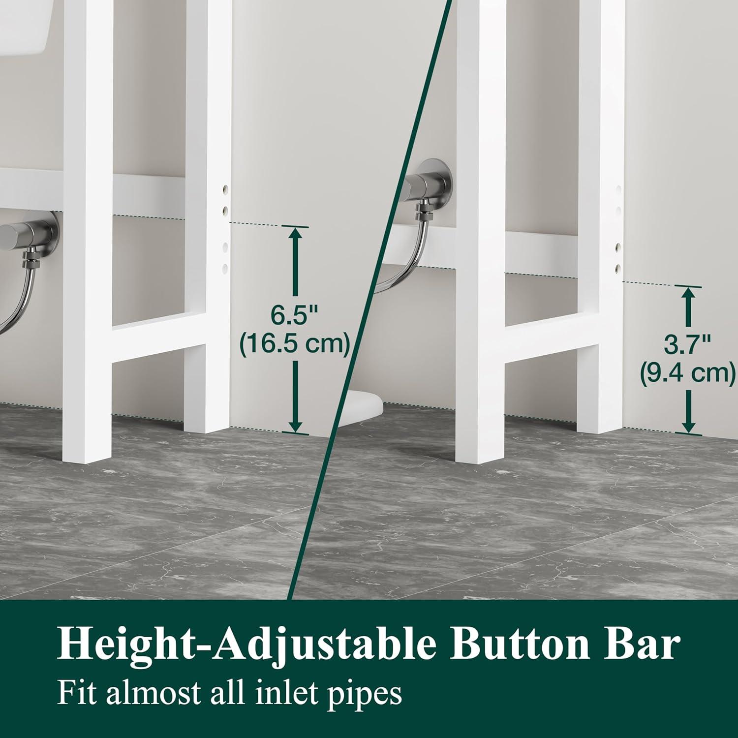 Over The Toilet Storage, 4-Tier Bathroom Organizer Over Toilet with Sturdy Bamboo Shelves, Multifunctional Toilet Shelf, Easy to Assemble and Saver Space, Gray