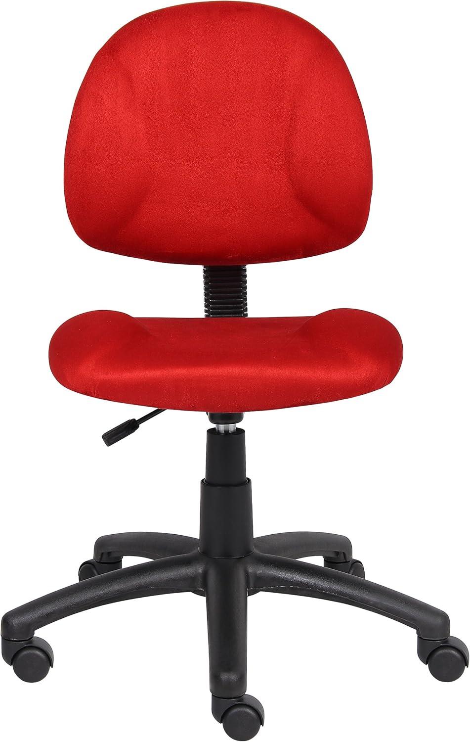 Microfiber Deluxe Posture Chair with Adjustable Arms - Boss Office Products