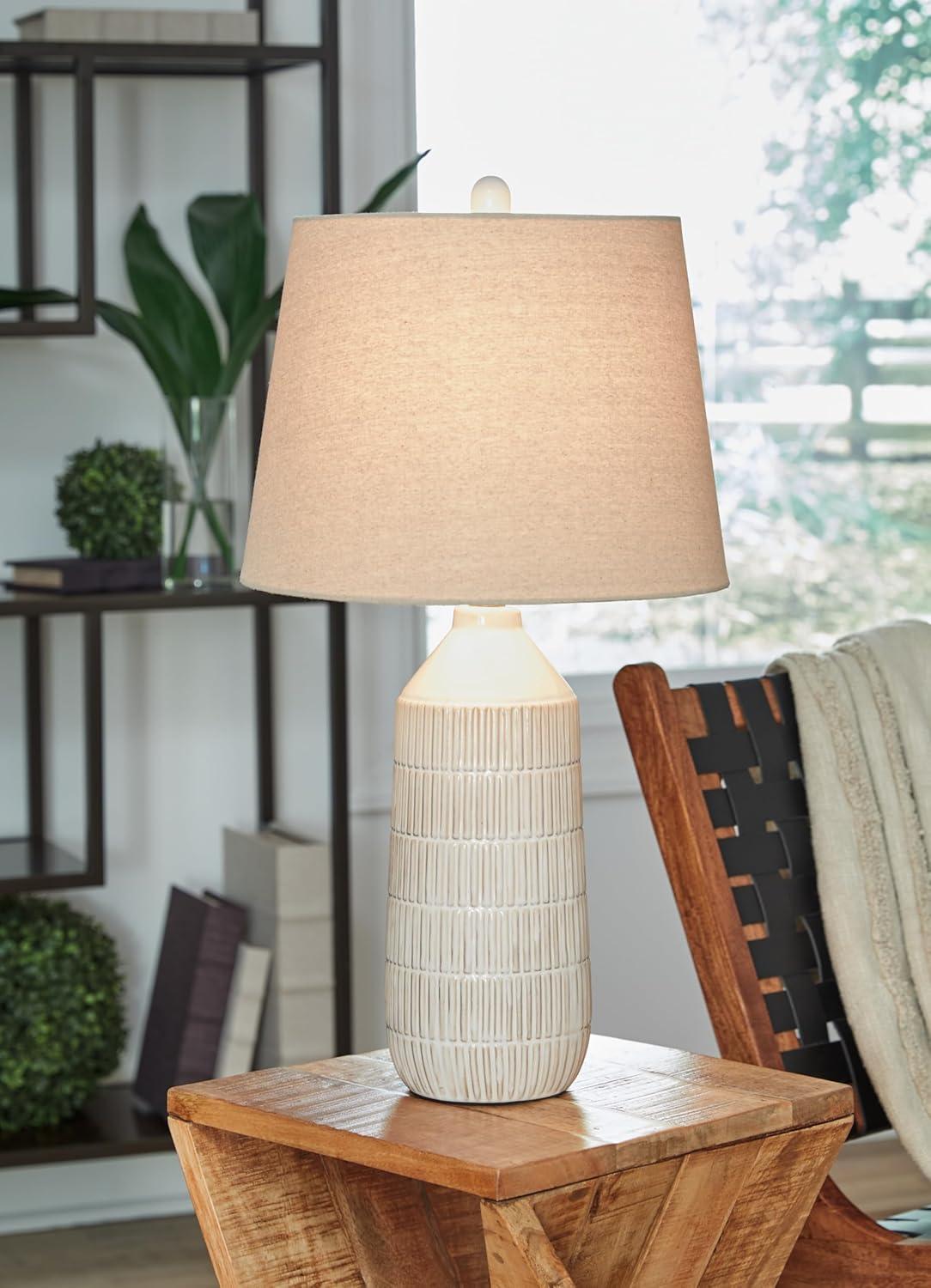 Willport 26.5" Off-White Ceramic Table Lamp Set