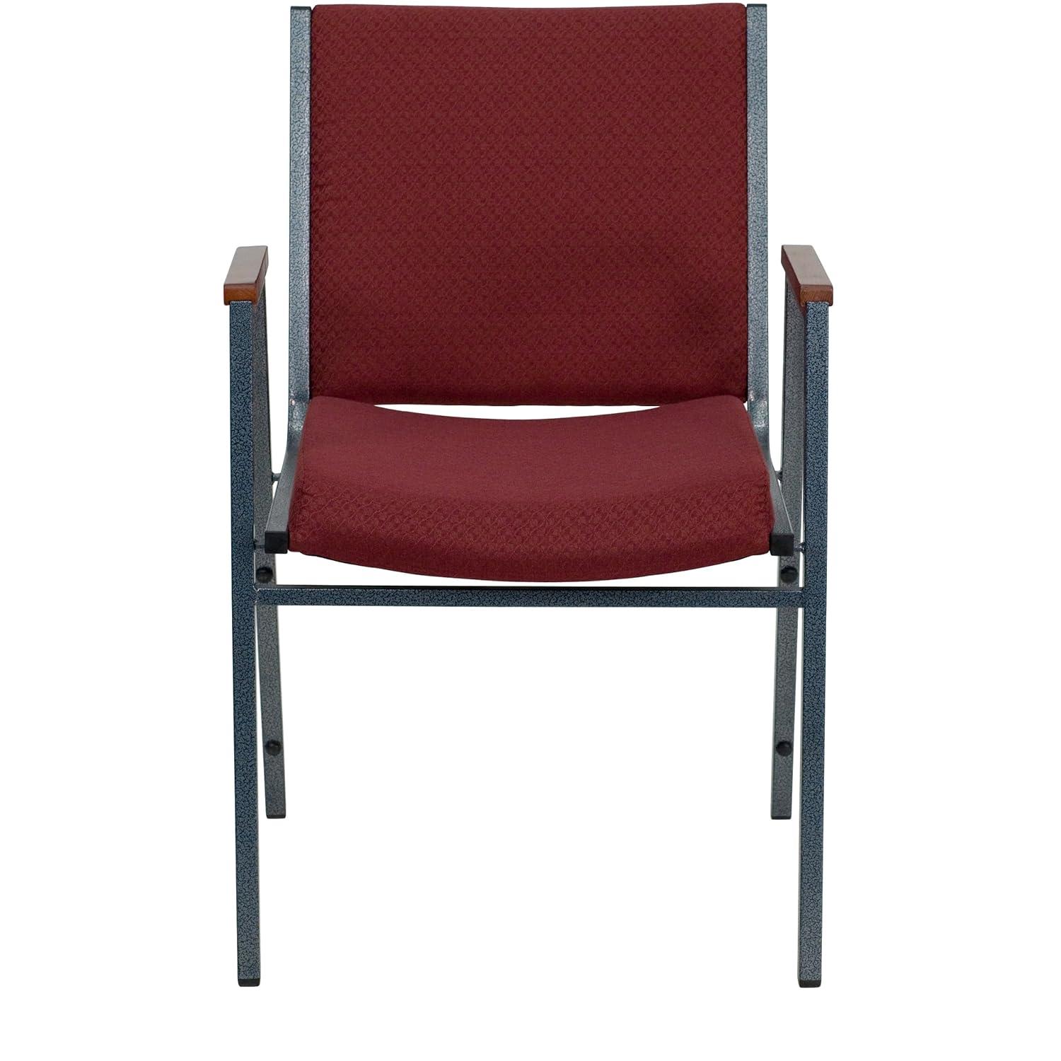 Offex Aliya Heavy Duty Stack Chair with Arms