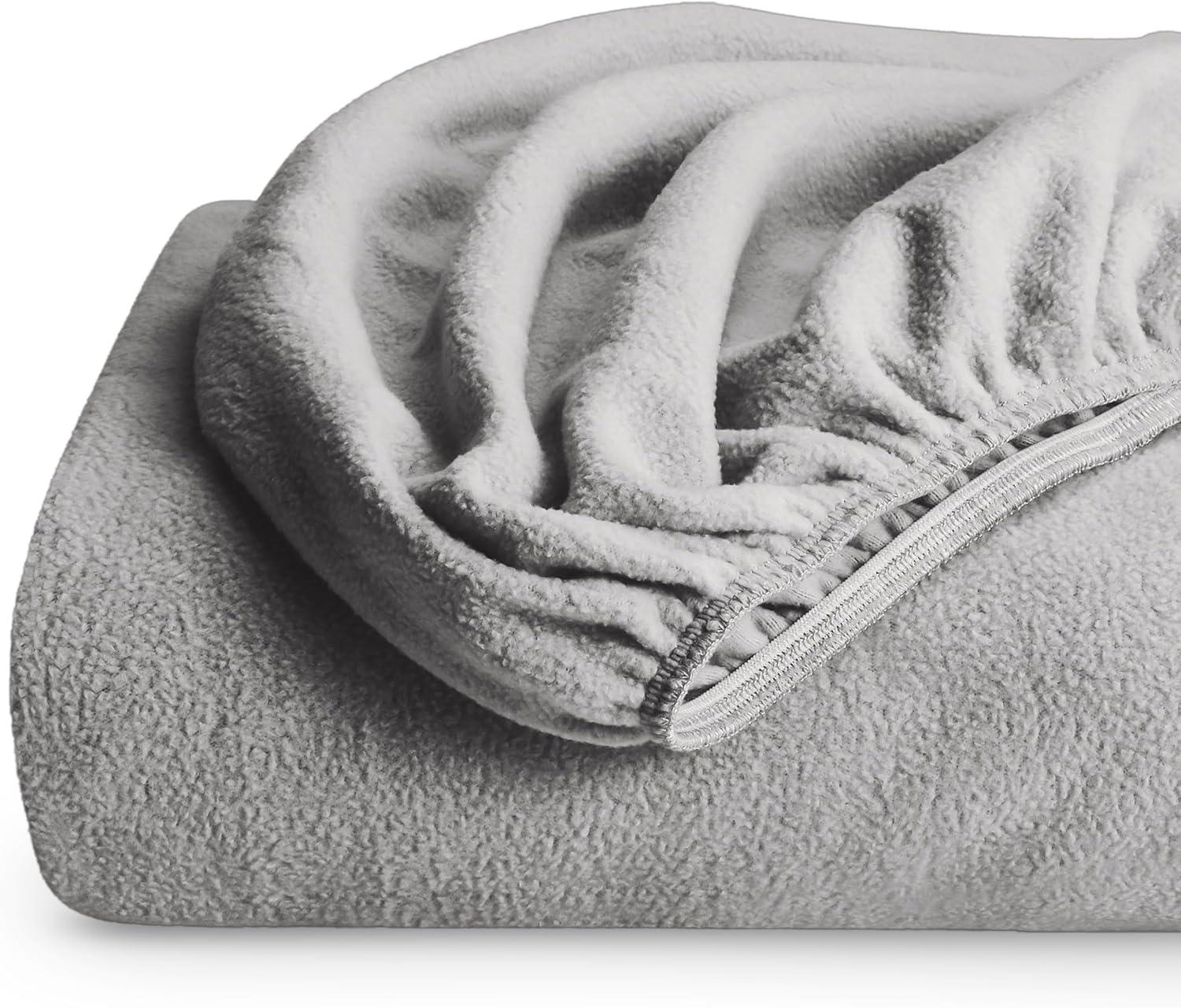 Bare Home Micro Fleece Super Soft Fitted Sheet