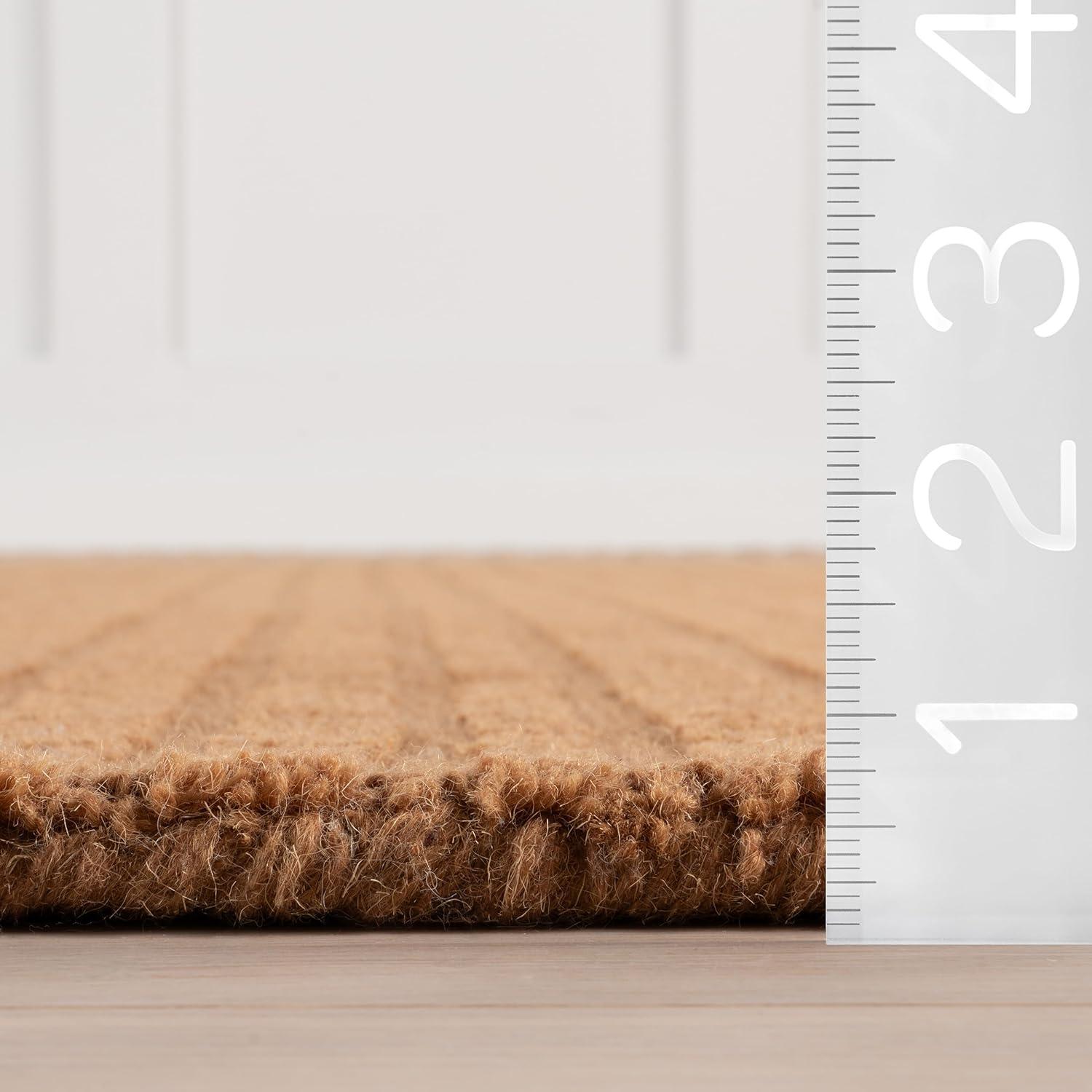 Ebern Designs Southwest Striped Wool Area Rug