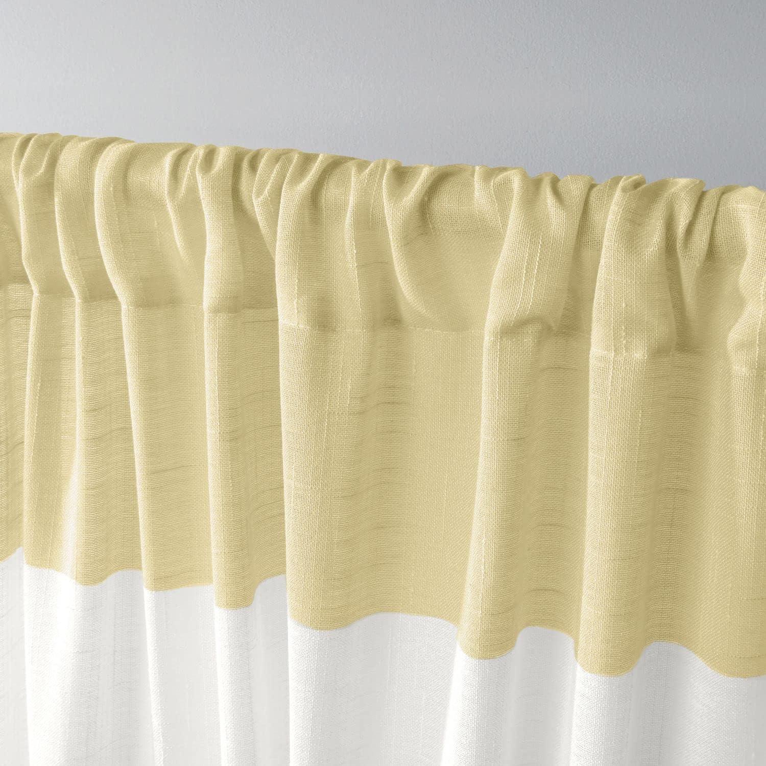 Darma Synthetic Sheer Curtain Pair