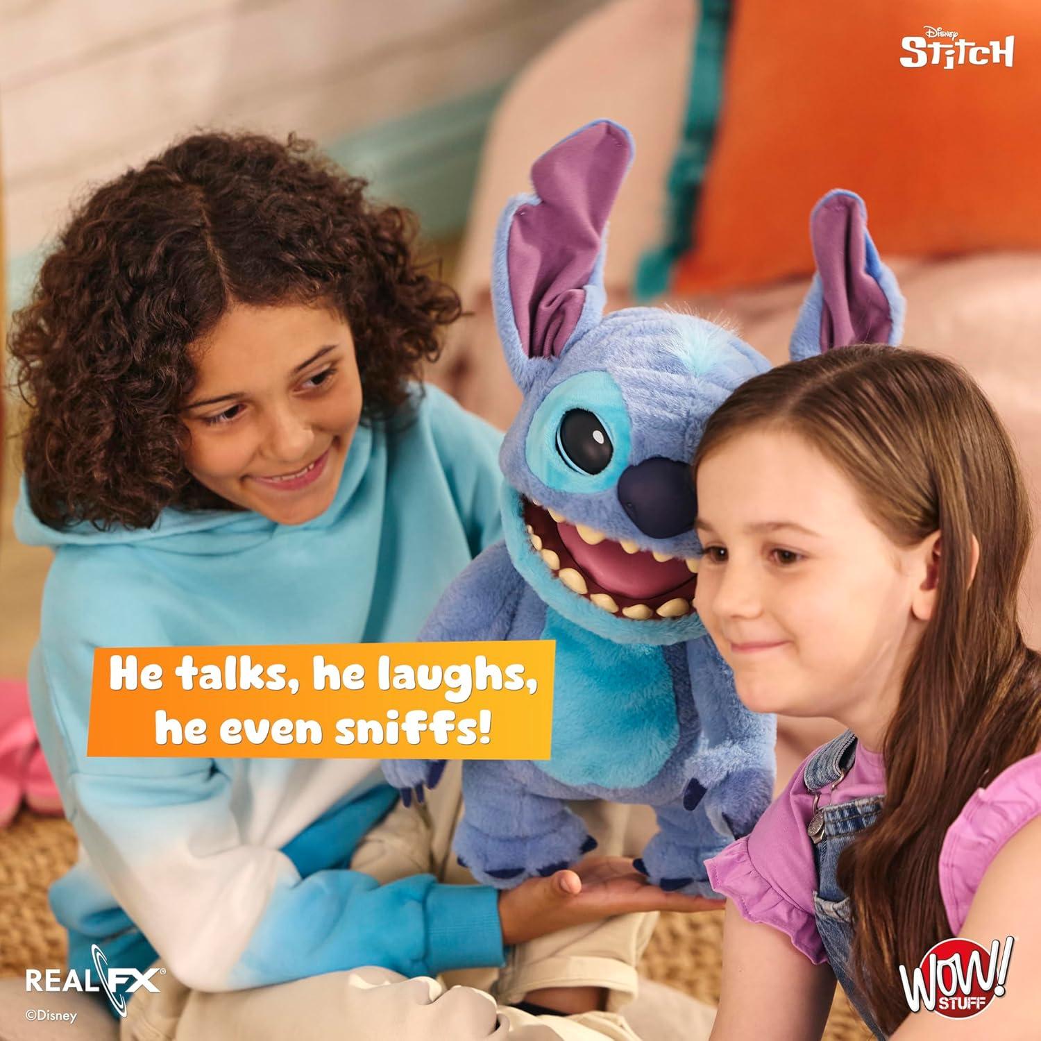 WOW! Stuff: Disney Stitch Puppetronic – RealFX, 100+ Actions & Sounds, 18” Figure, Limited 1st Edition, Ages 6+