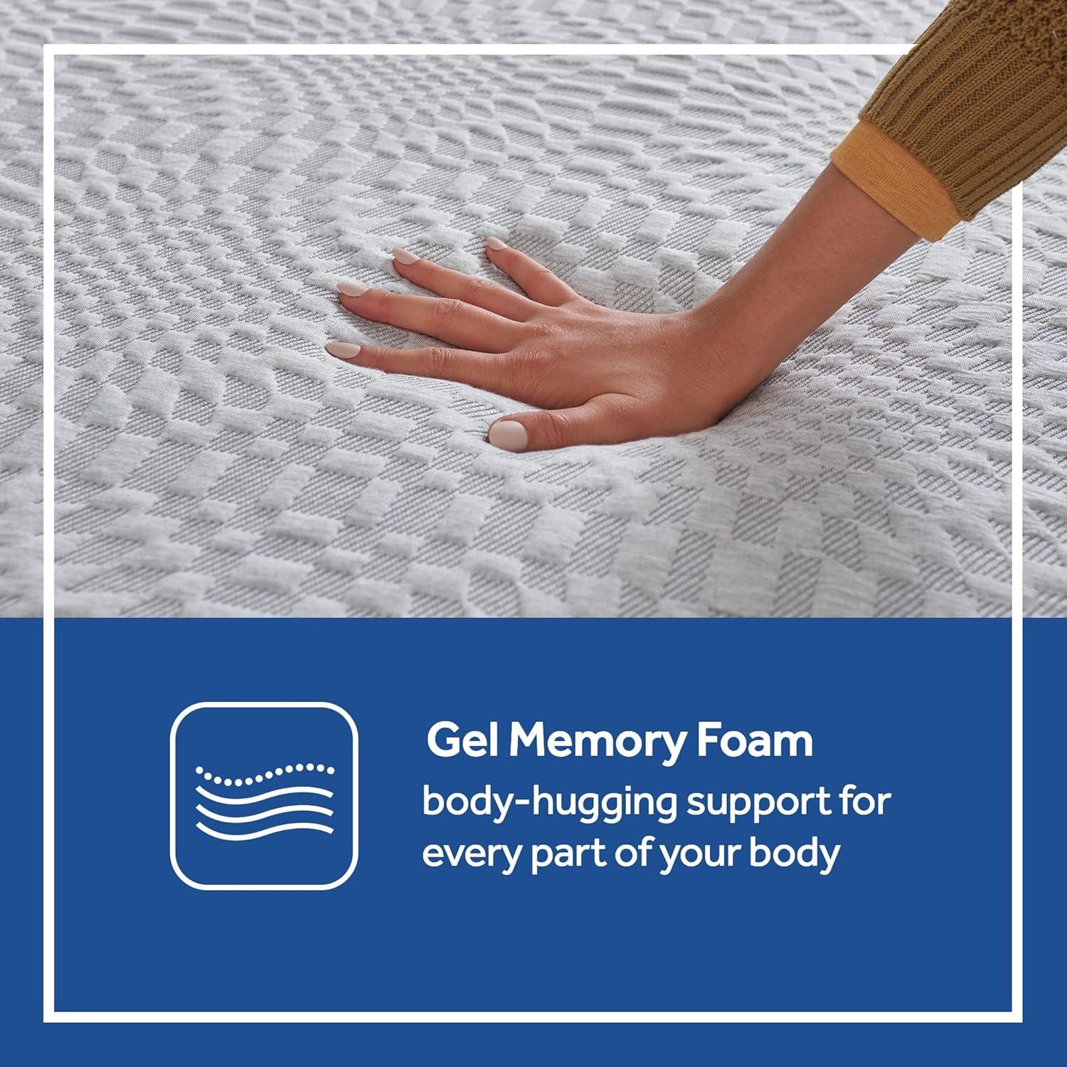 Sealy Essentials 12" Twin Gel Memory Foam Mattress-in-a-Box, Adult
