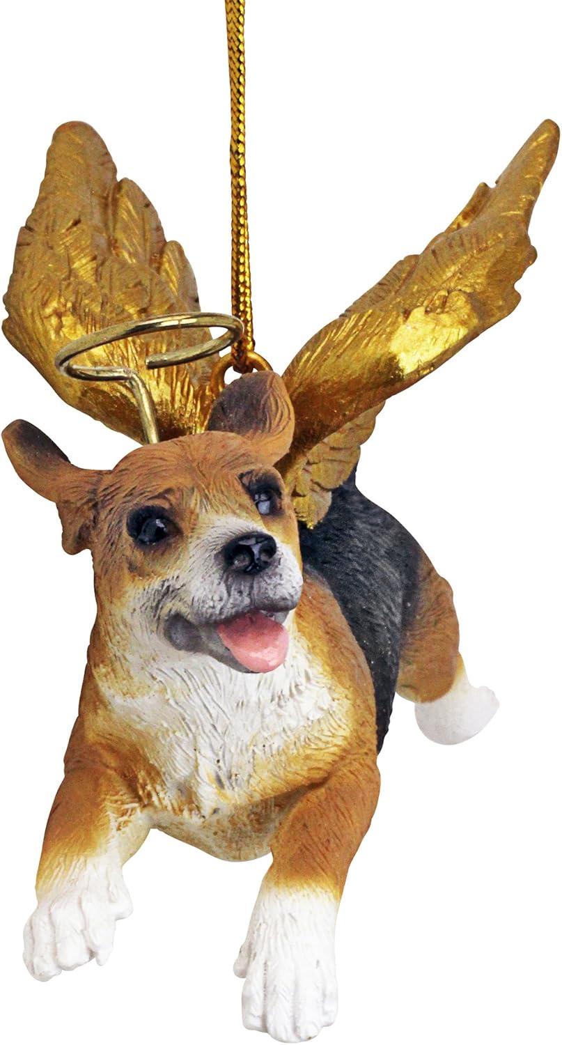 Design Toscano Honor the Pooch Pug Holiday Dog Angel Ornament