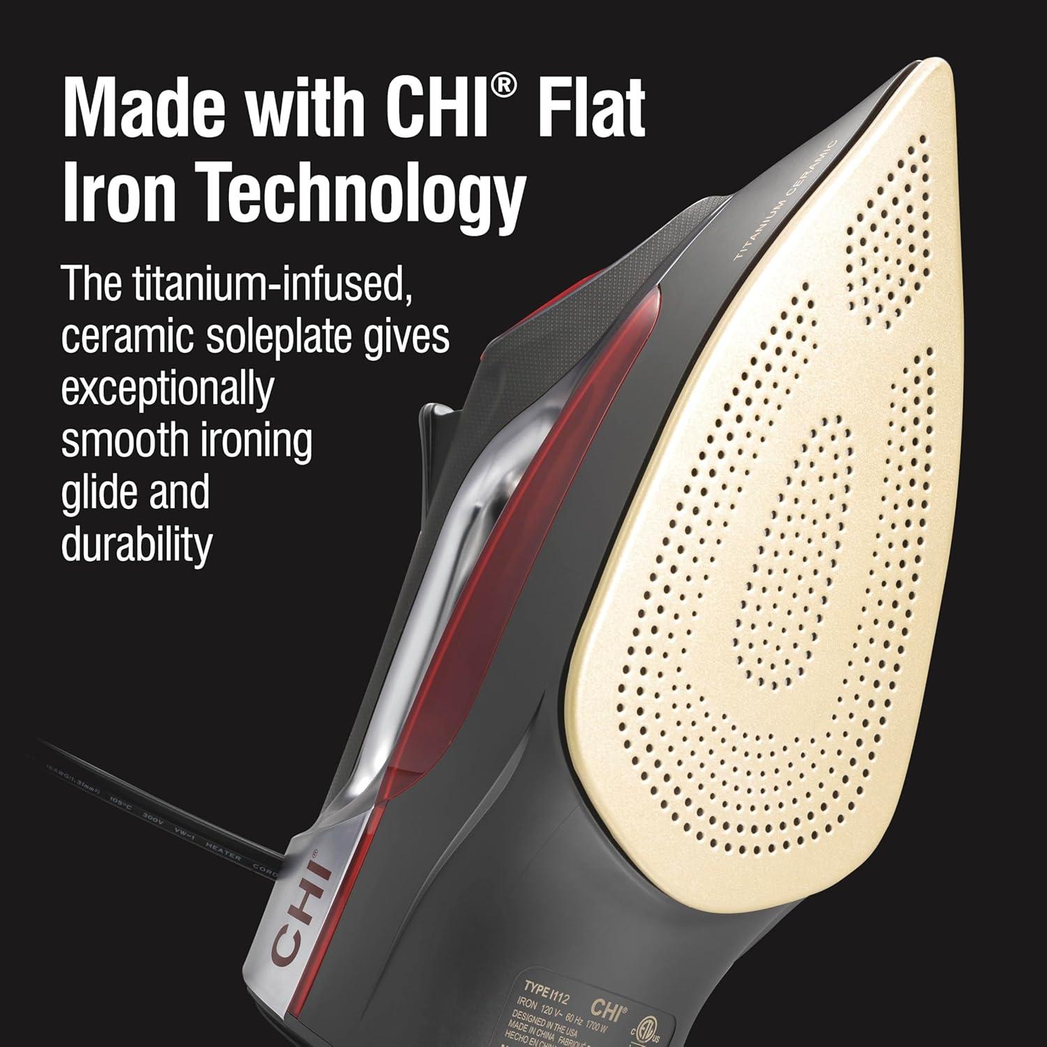 CHI CHI 1700 Watt Non Stick Soleplate Iron