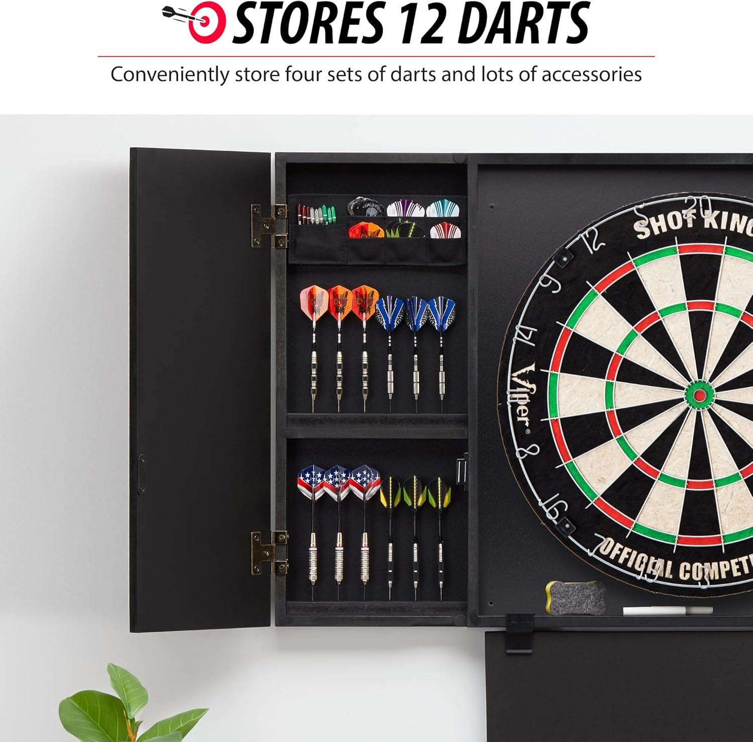 Viper Steadfast Bristle Dartboard and Backboard Set with Darts