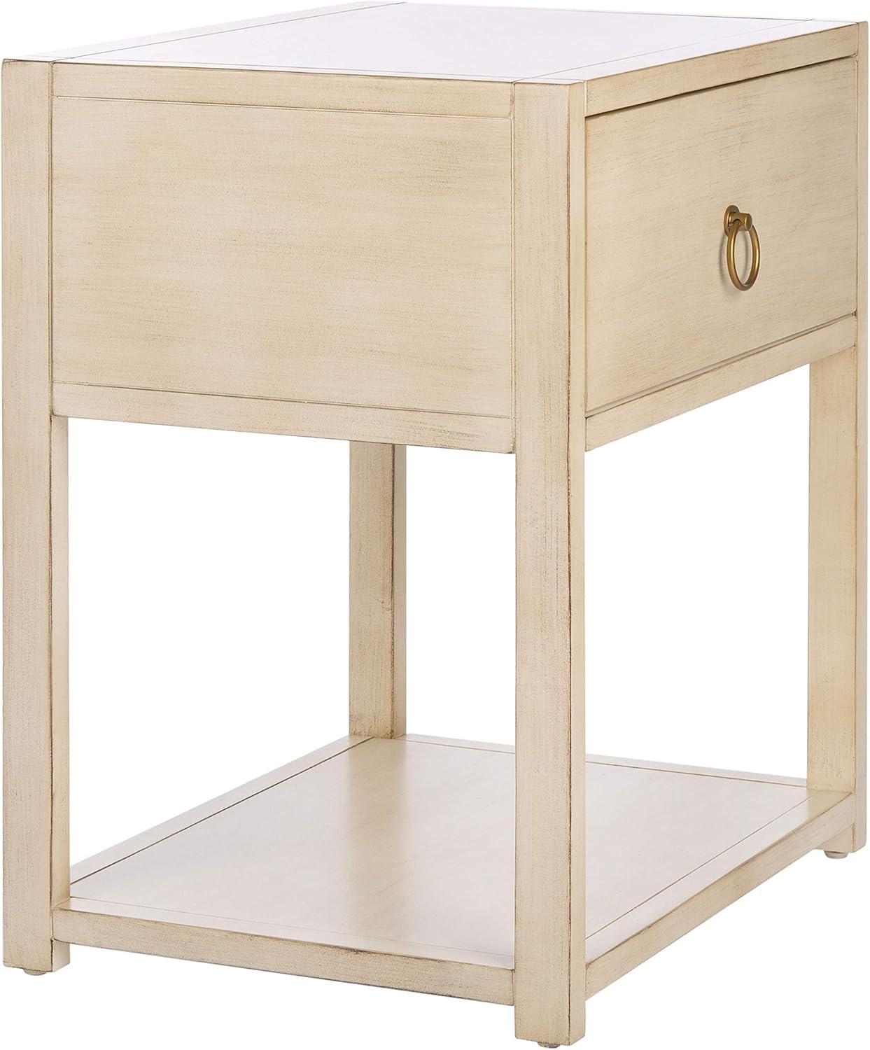 Yudi 1 Drawer 1 Shelf Nightstand  - Safavieh