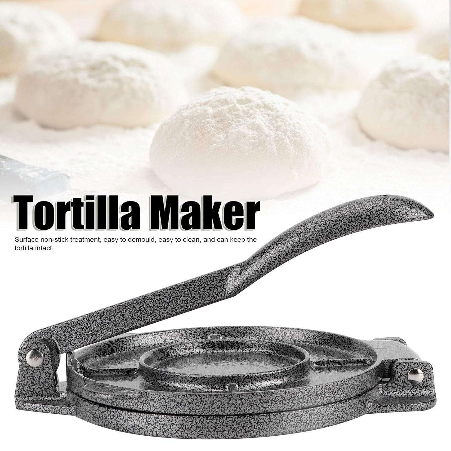 HURRISE Tortilla Maker, Pressing Tool Tortillas Press 6.5-inch tool for making chapati tortilla, tacos, burritos, pizza and dough kitchen accessories