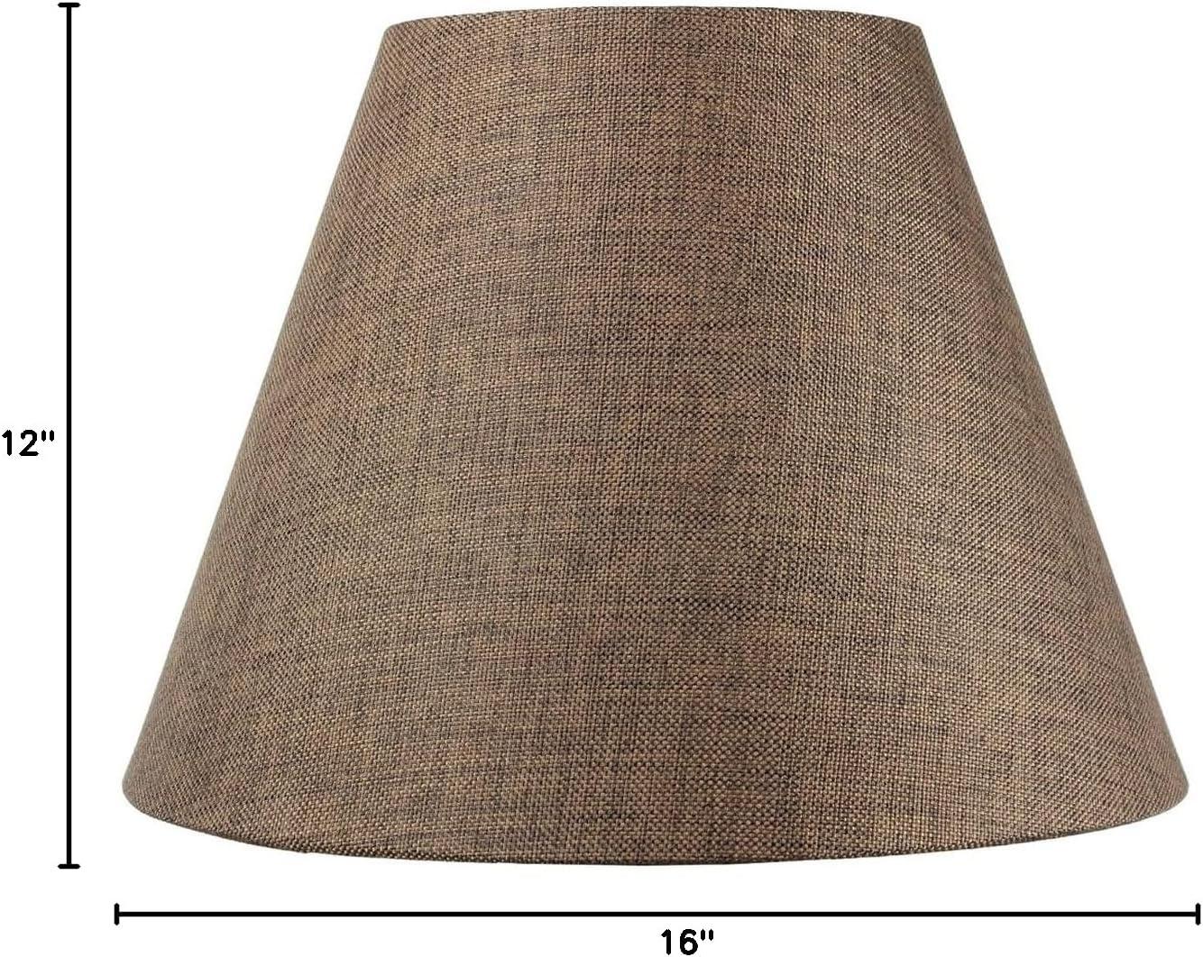 Home Concept Inc 12'' H x 16'' W Linen Empire Lamp Shade