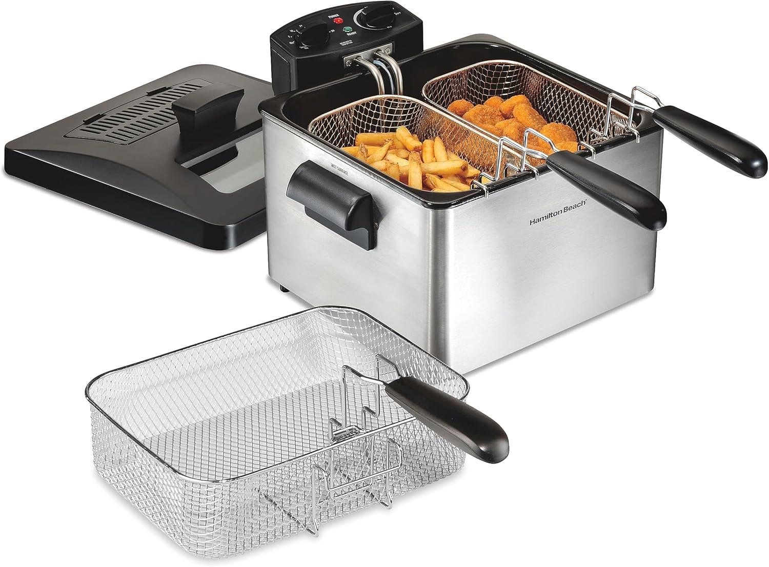 Hamilton Beach® Professional-Style Deep Fryer 12 Cup Food Capacity