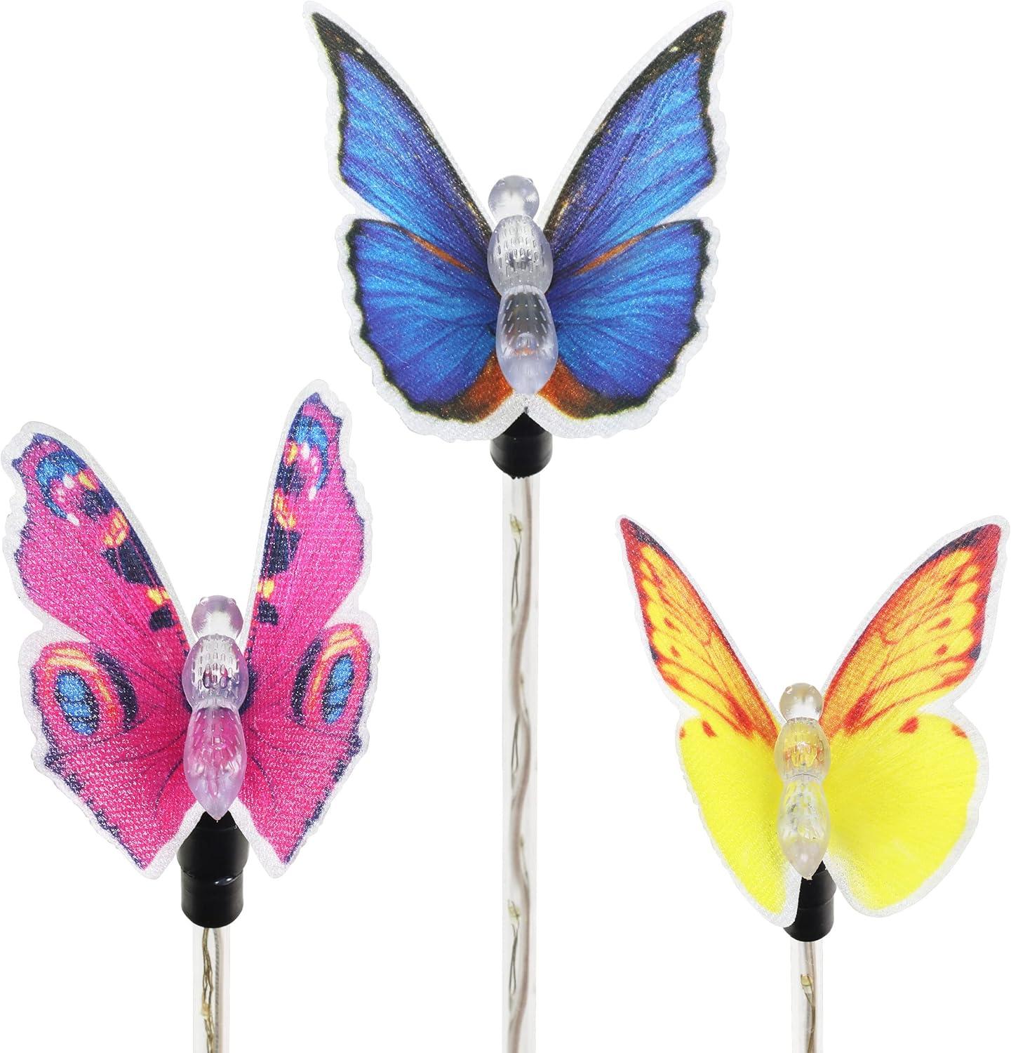 Plastic Insects Garden Stake (Set of 3)