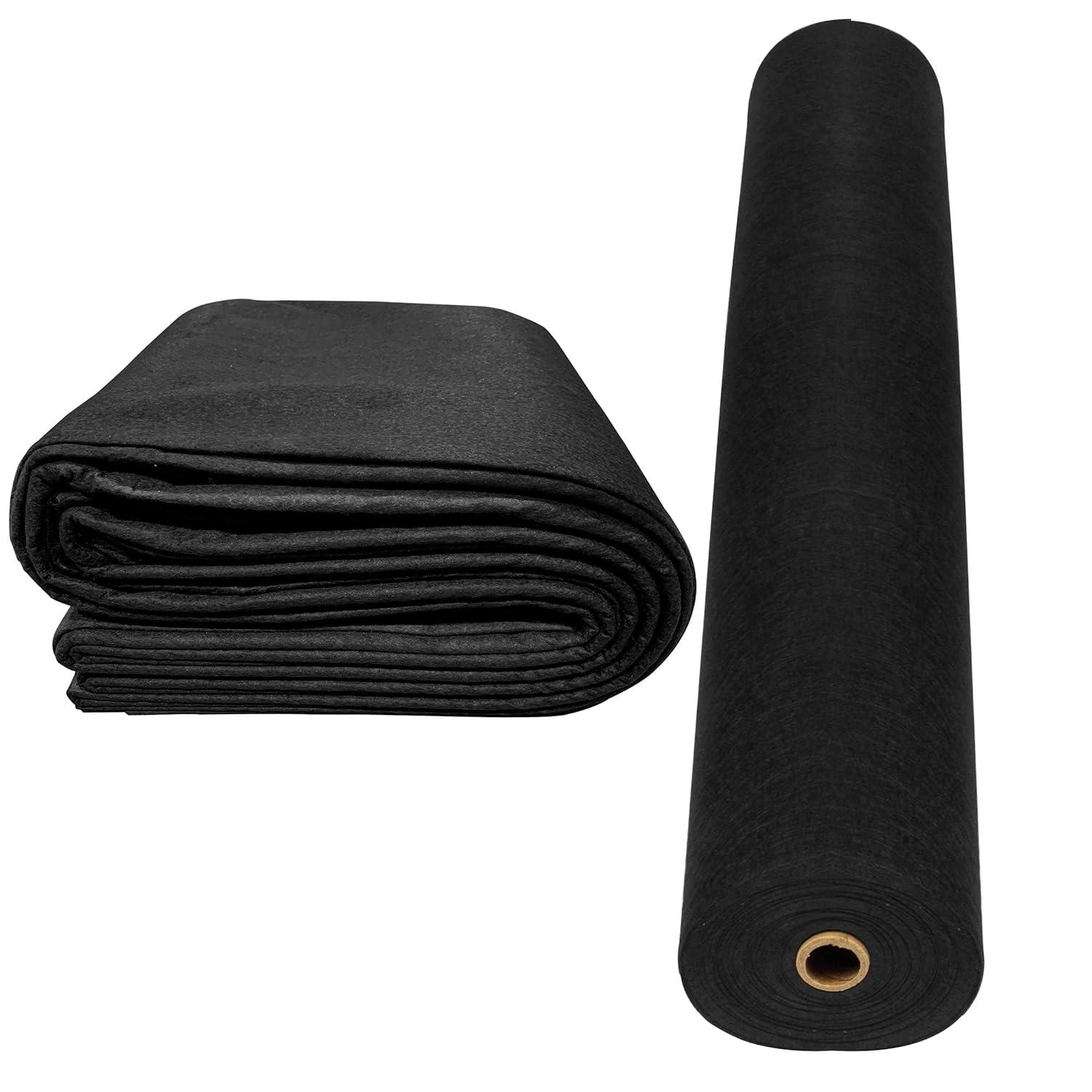 4, 6, 8 oz Non Woven Fabric for Landscaping, French Drains, Underlayment, Erosion Control, Construction Projects - 4 oz (8x50) Ships Folded