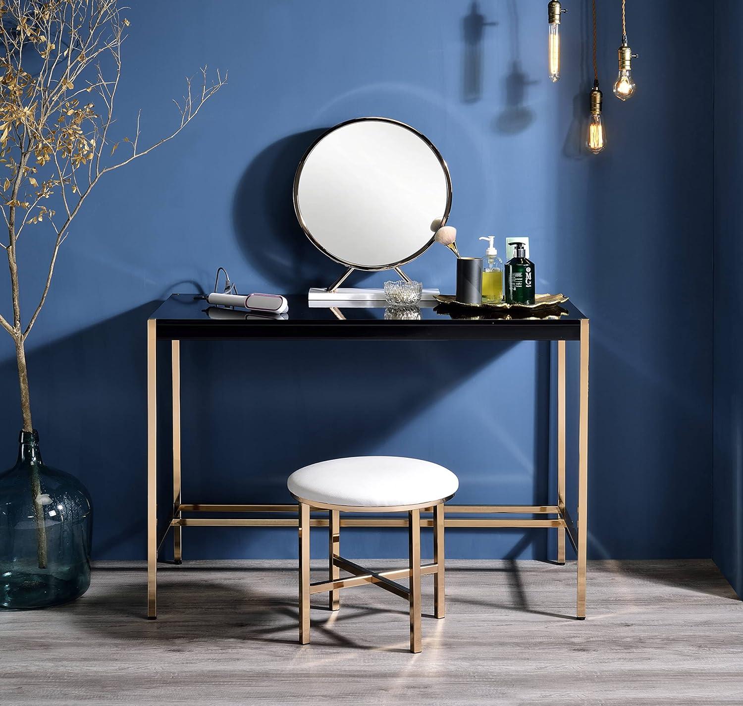 Metal Base Writing Desk