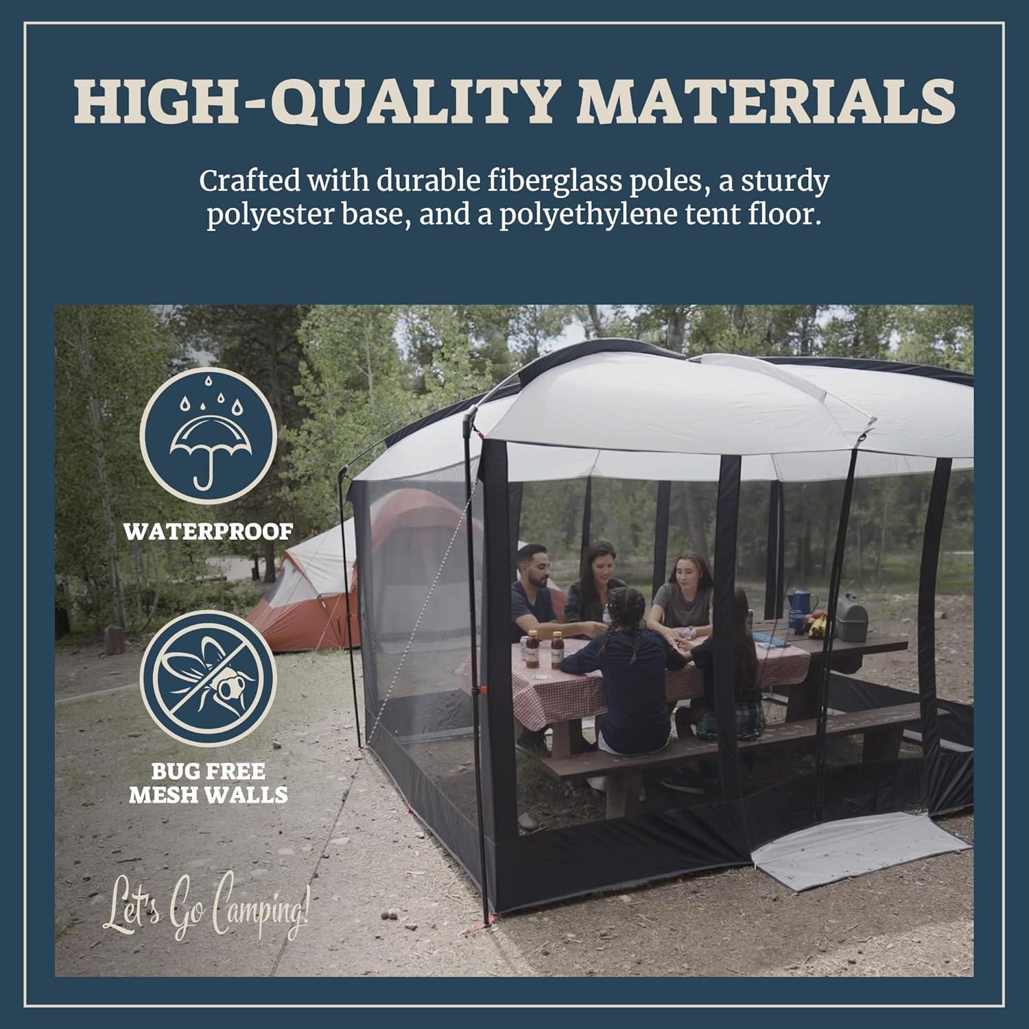 Wenzel Magnetic Screenhouse - Black