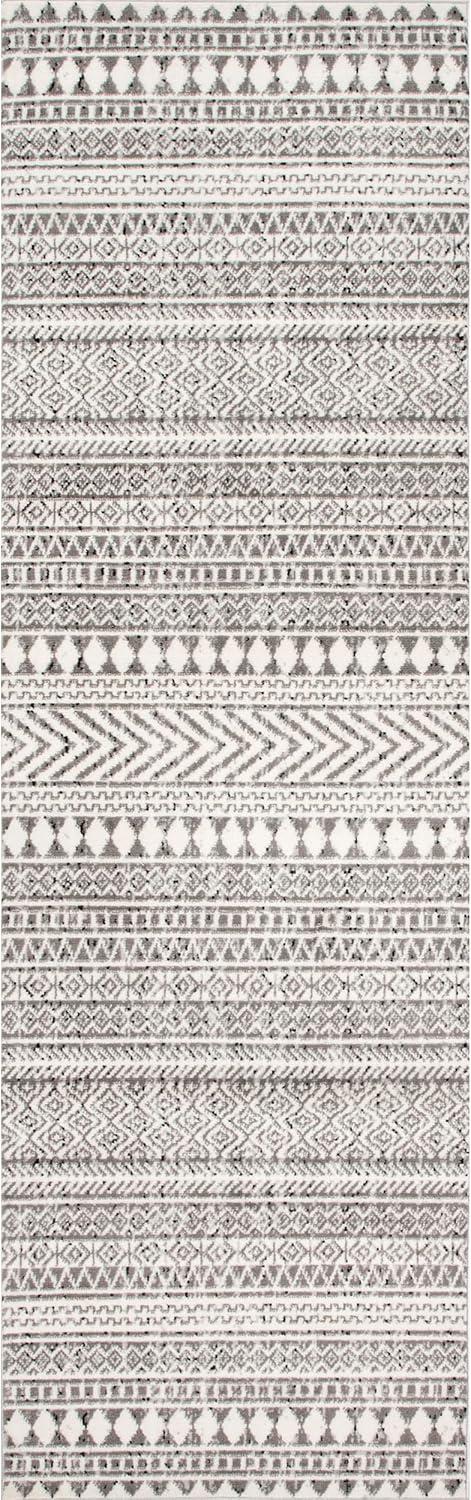 Nuloom Catherina Trellis 2x3 Accent Indoor Area Rug for Living Room Bedroom Dining Room Entryway Kitchen, Grey/Ivory