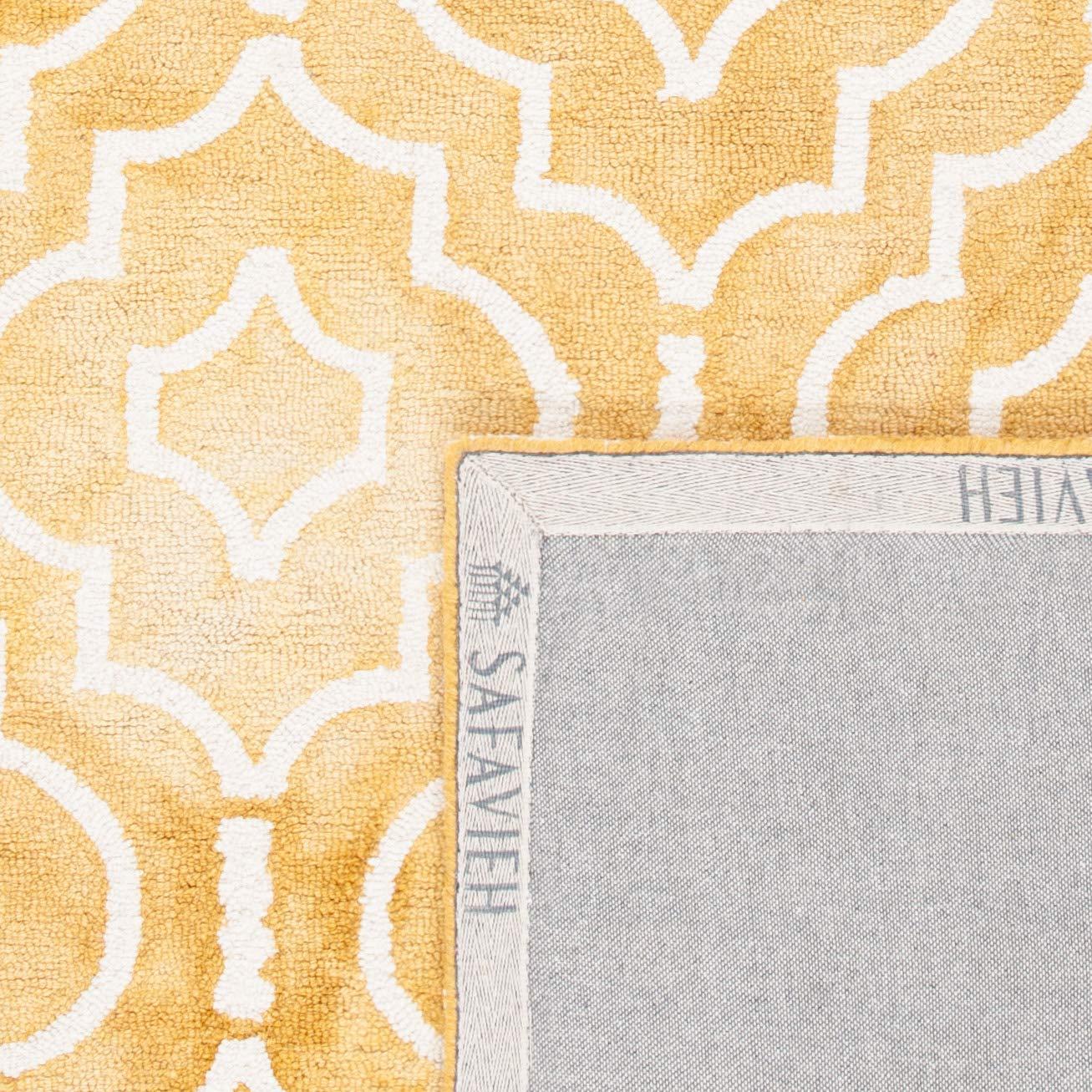 Dip Dye DDY538 Hand Tufted Indoor Area Rug - Gold/Ivory - 8'x10' - Safavieh