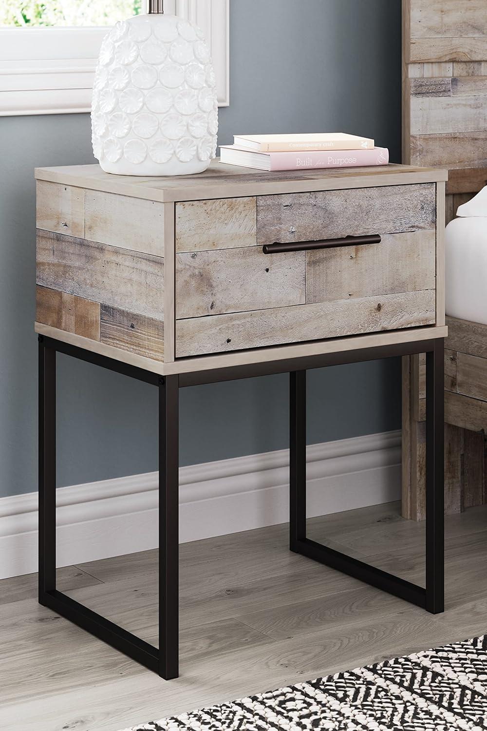 Neilsville One Drawer Wood Nightstand