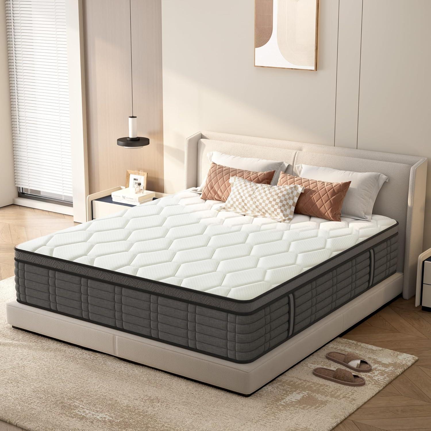 Alwyn Home Medium Hybrid Mattress In a Box