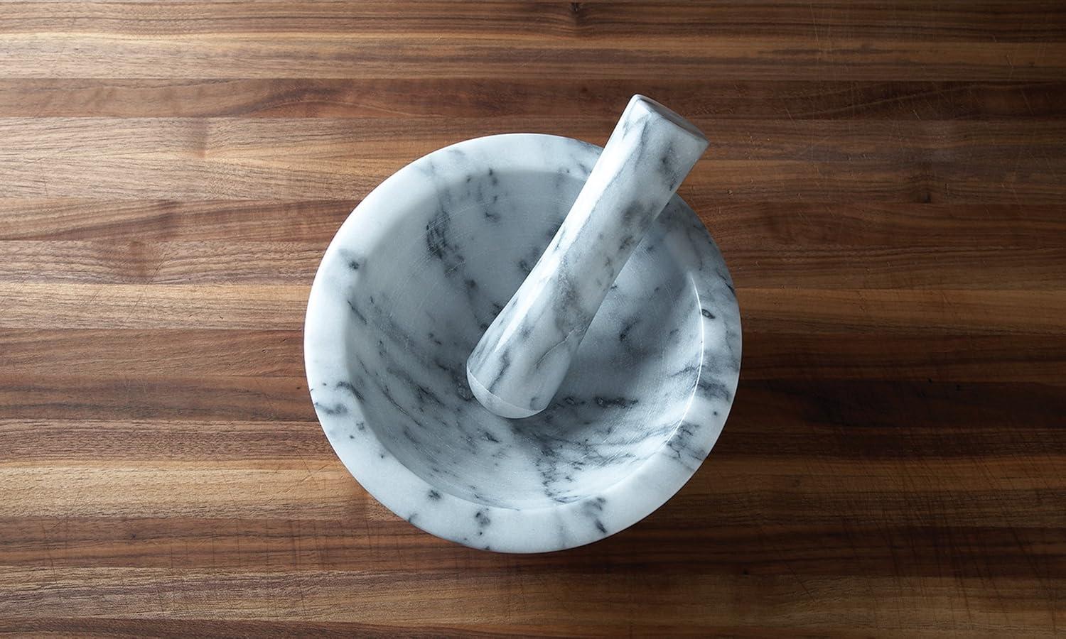 Fox Run Large Marble Mortar and Pestle