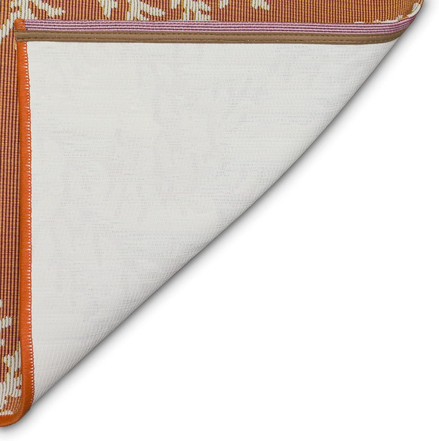 Liora Manne Esencia Coral Edge Indoor/Outdoor Mat Sunset 2' x 2'10"