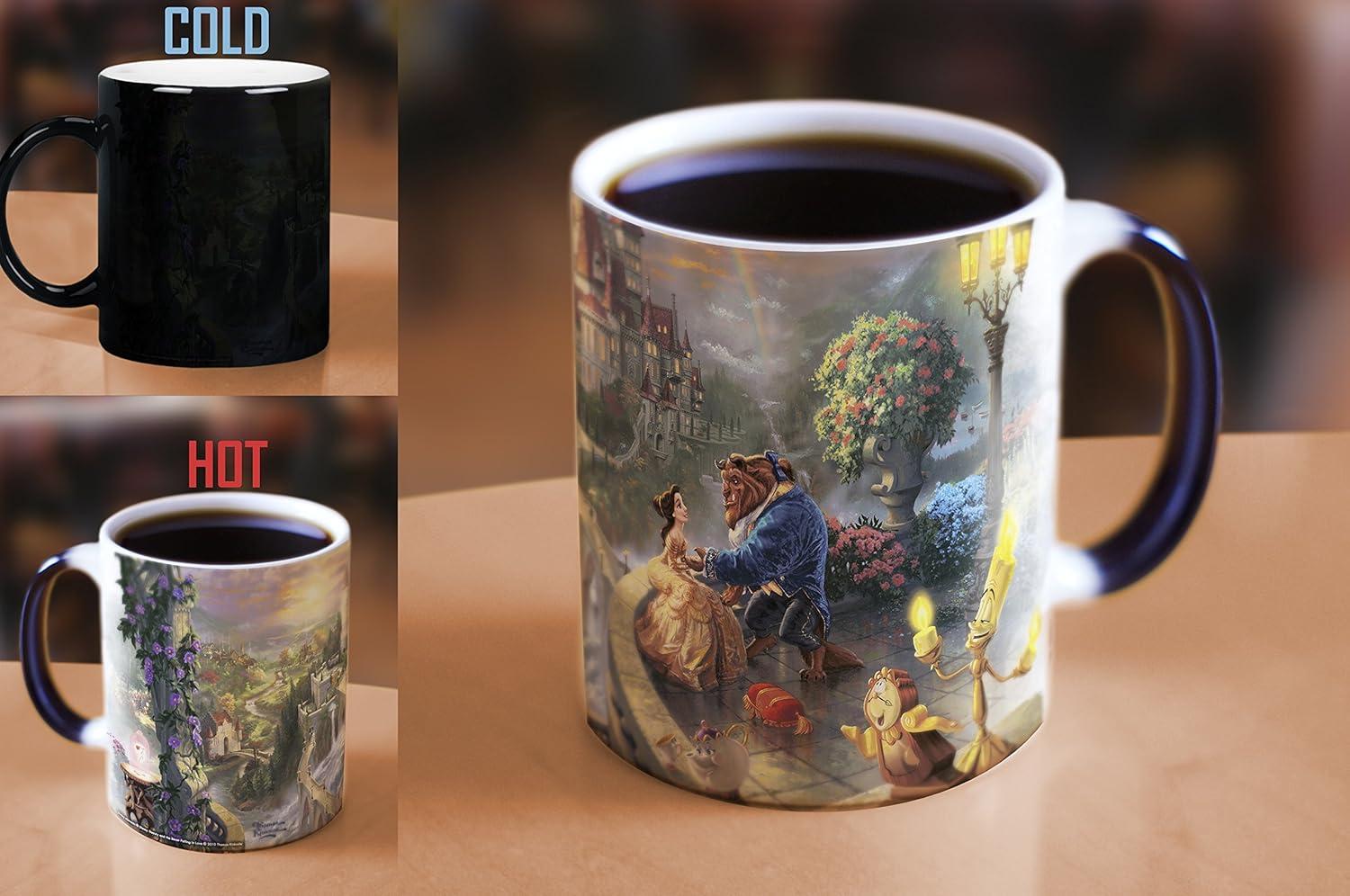 Black Ceramic Heat-Activated Disney Mug, 11 oz