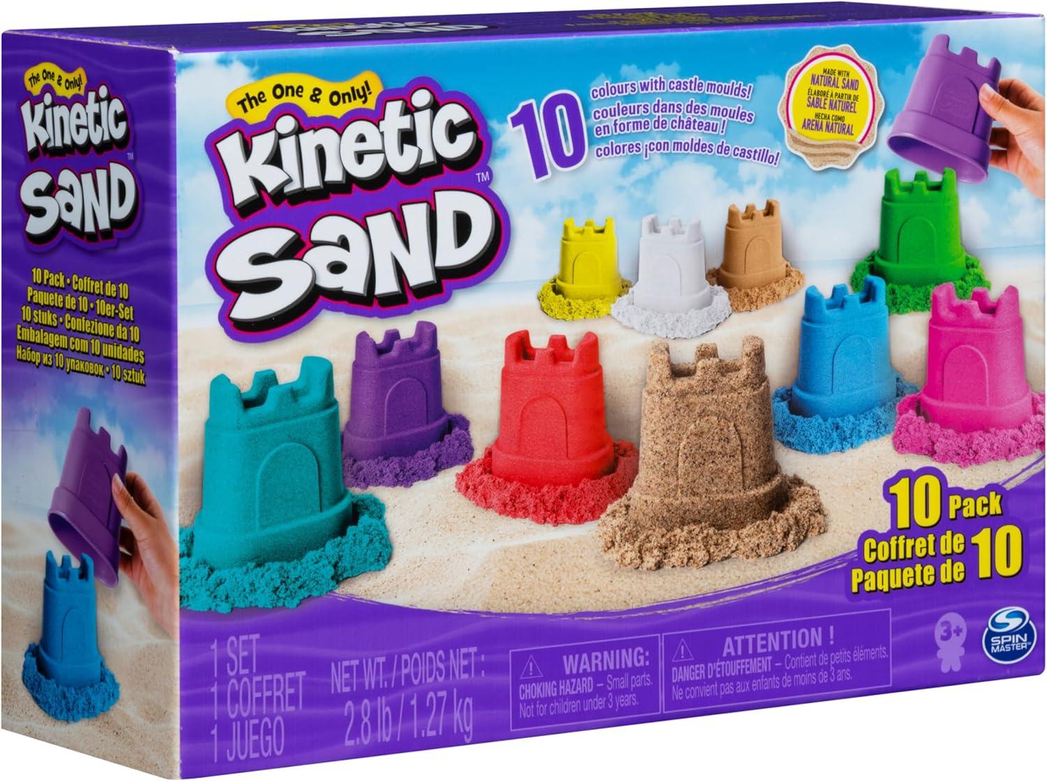 Kinetic Sand Castle Container Sand Art 10pk