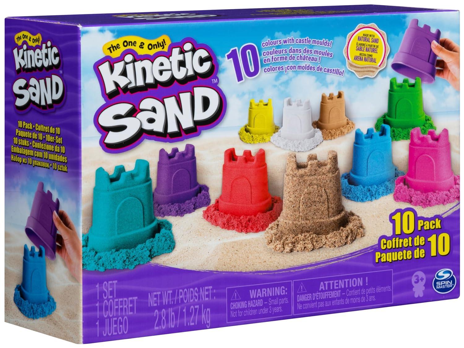 Kinetic Sand Castle Container Sand Art 10pk