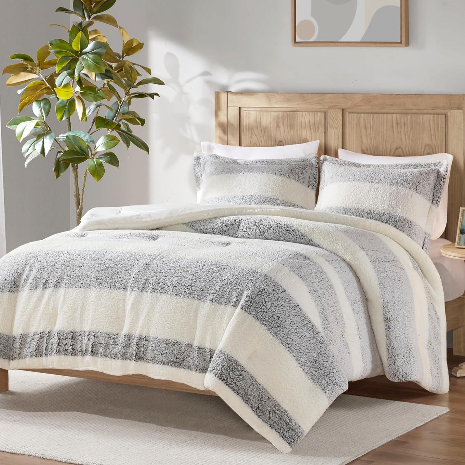 Madison Park Sherpa Comforter Set