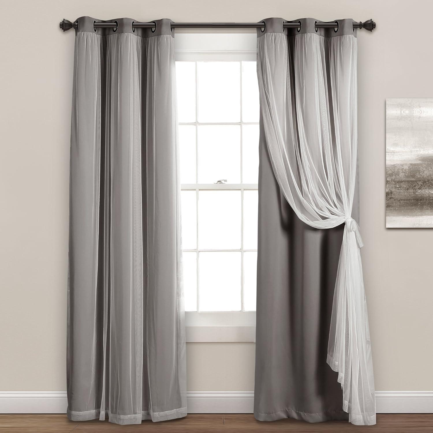 Polyester Blackout Curtain Pair (Set of 2)