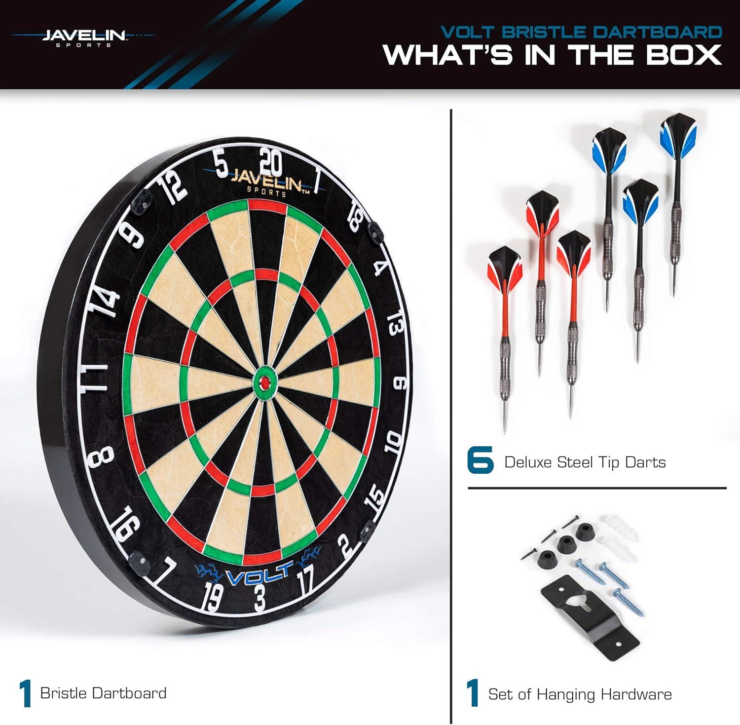 Volt Bristle Dartboard Set