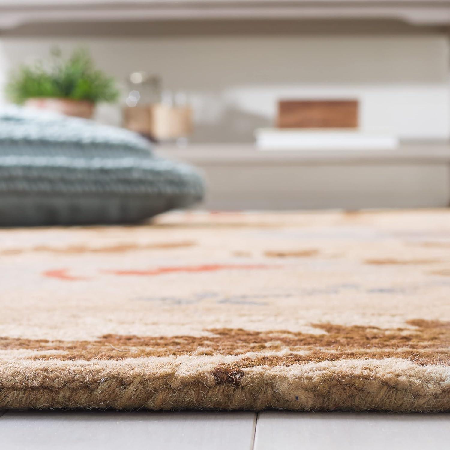 Earlee Hand Tufted Wool Floral Rug