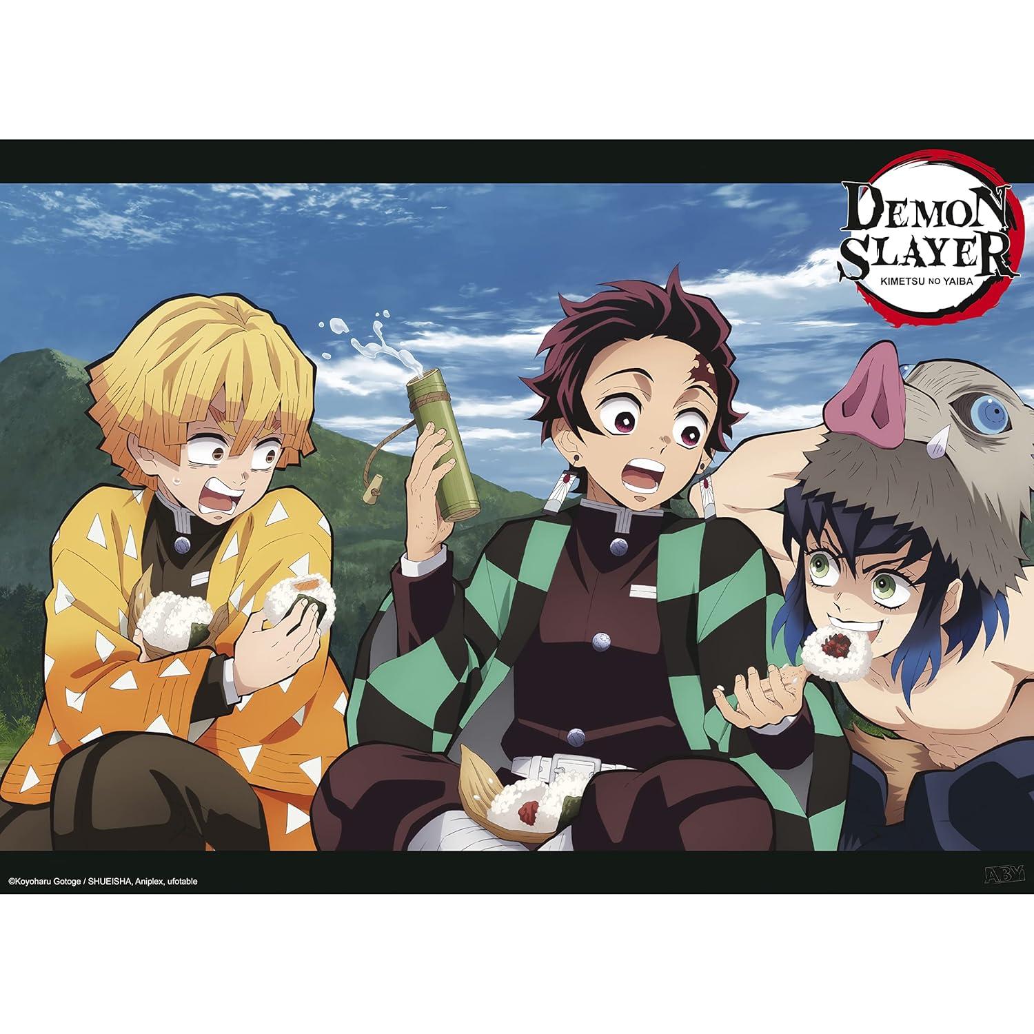 ABYstyle Officially Licensed Demon Slayer Boxed Poster Set Series 2 | Official Anime Wall Art, 4-Pack Posters for Bedroom, Office, or Gift