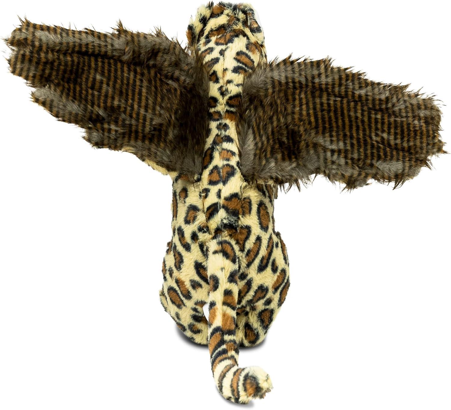 Randimals Leopard Plush Stuffed Toy Eagle Wings 15”, Soft & Huggable, Premium Quality Hybrid Animal Friend Encourages Adventure & Imagination