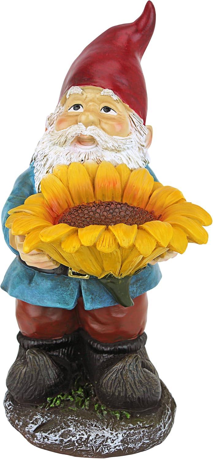 Garden Gnomes Sunflower Sandra Statue