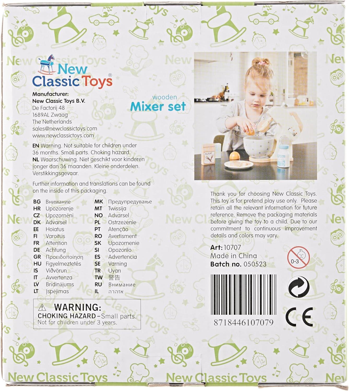 New Classic Toys Mixer Set Off-White