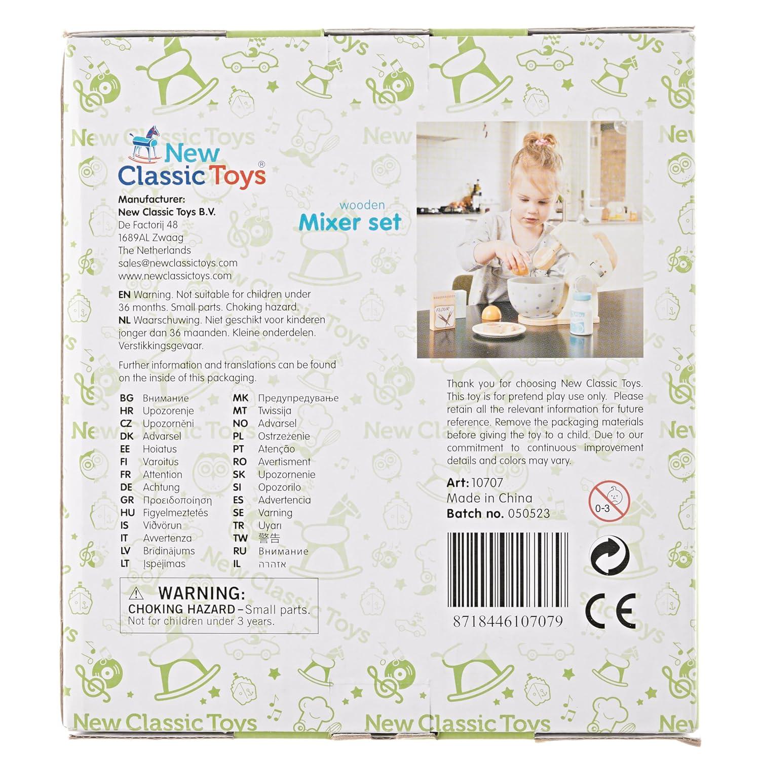 New Classic Toys Mixer Set Off-White