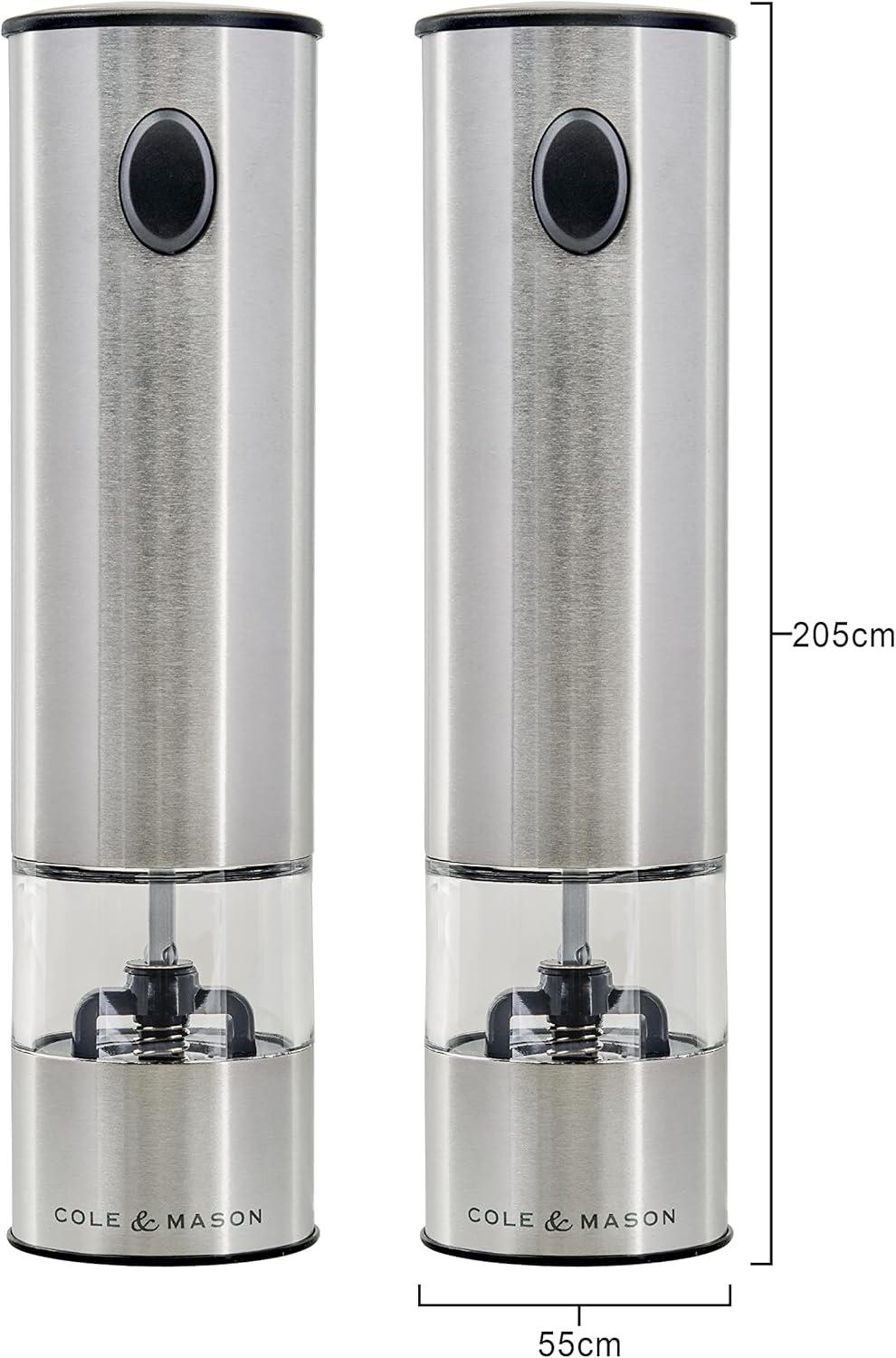 Cole & Mason Cole & Mason Battersea Electric Salt And Pepper Grinder Set