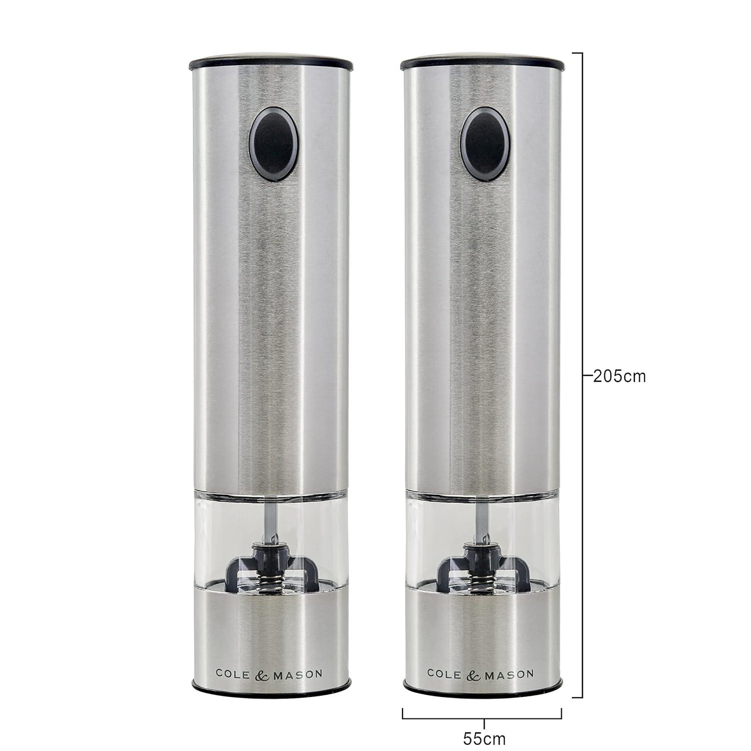 Cole & Mason Cole & Mason Battersea Electric Salt And Pepper Grinder Set