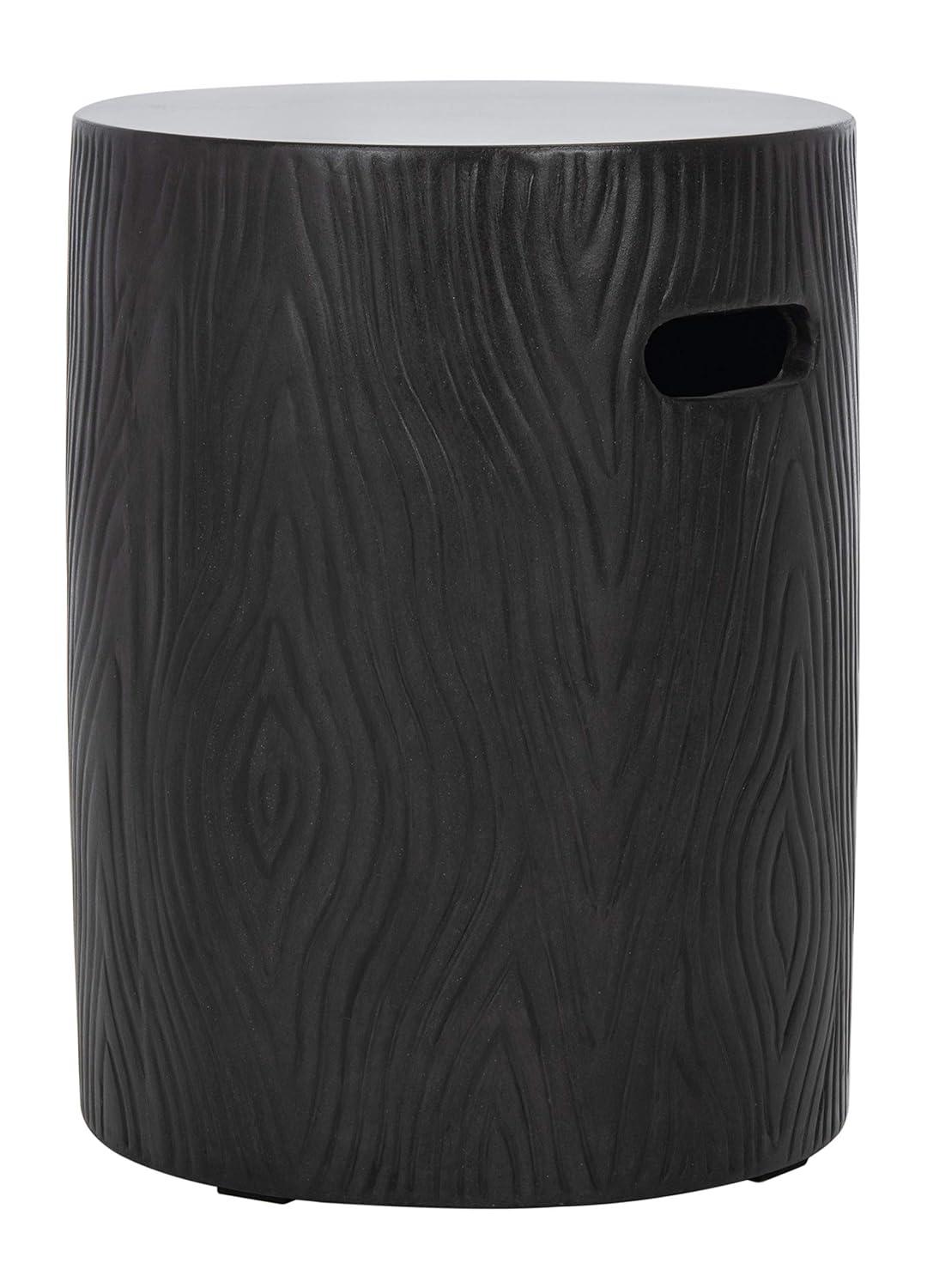 Trunk Accent Stool - Indoor/Outdoor - VNN1004 - Black - Safavieh